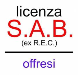 LICENZA SOMMINSITRAZIONE ALIMENTI E BEVANDE S.A. B  EX REC 