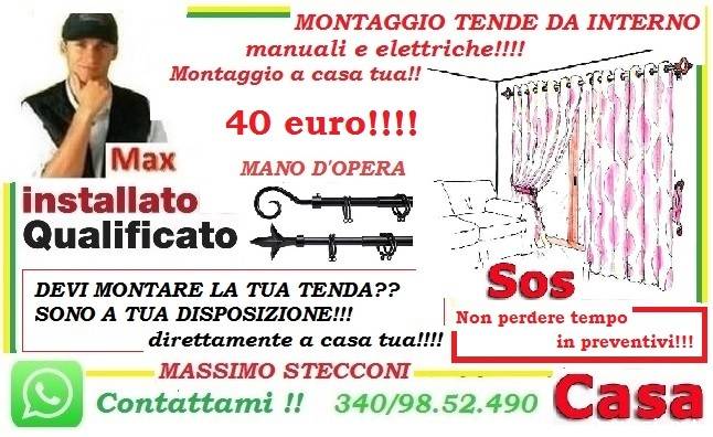 Montaggio Tenda da interno Parioli Nomentano Roma