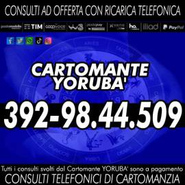 Avrai a disposizione fino a 30 minuti x 1 consulto di Cartomanzia con il Cartomante YORUBA'