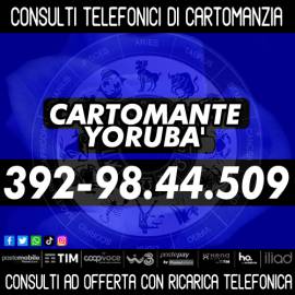 Avrai a disposizione fino a 30 minuti x 1 consulto di Cartomanzia con il Cartomante YORUBA'