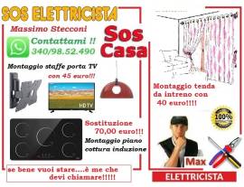 Elettricista lampadario e plafoniere Montesacro Roma 