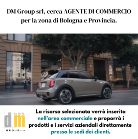 DM Group srl, cerca AGENTE DI COMMERCIO per la zona di Bologna e Provincia.