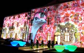 VIDEOMAPPING 3D IMMAGINI E ANIMAZIONE SU EDIFICI - PER EVENTI AZIENDALI - EVENTI PRIVATI 