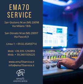 EMA'70 SERVICE PRESENTAZIONE  - PER EVENTI AZIENDALI - EVENTI PRIVATI - EVENTI PUBBLICI 