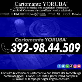 Consulti dettagliati e approfonditi con tempistiche precise: il Cartomante YORUBA'