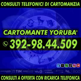 Un consulto con il Cartomante Yoruba' solo chiamando il numero di cellulare che visualizzi in foto