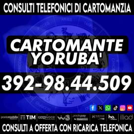 Entra il contatto con il Cartomante YORUBÀ - Chiama e richiedi 1 consulto di Cartomanzia