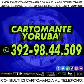 QUALITA’ & CHIAREZZA contraddistinguono i consulti del Cartomante YORUBA’