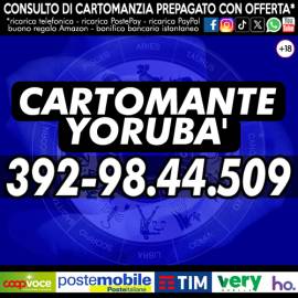 La Vera ed Autentica Cartomanzia con Offerta con Ricarica Telefonica - Il Cartomante YORUBA'