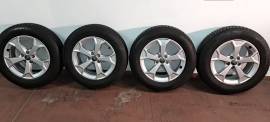 4 cerchioni lega usati Audi + 4 gomme da neve 