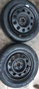 Due cerchioni cerchi 15" in ferro originali Alfa Romeo 147 156 GT 5 fori