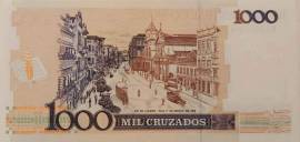 ND (1986-88) * Banconota Brasile 1000 Cruzados "Machado de Assis" Fior di stampa FDS