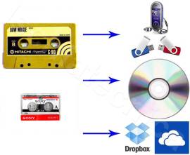 Riversamento audiocassette e microcassette in Mp3 su CD/DVD