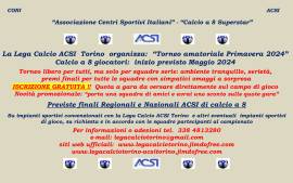 Campionati e tornei amatoriali di calcio a 8 in Torino