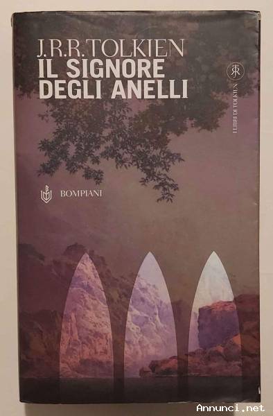 J.R. Reuel Tolkien:Il Signore degli anelli.Trilogia con mappa ripiegata Ed.Bompiani, febbraio 2002