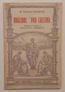 Orazione "Pro Caecina".Testo latino a fronte di M.Tullio Cicerone Ed.Carlo Signorelli, Mil