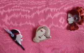 Spille di Léa Stein Paris vintage mai indossate Spille di Léa Stein Paris vintage mai indossate