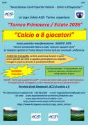 Torneo di calcio a 8 in Torino "Primavera 2026" con iscrizione gratuita Torneo di calcio a 8 in Torino "Primavera 2026" con iscrizione gratuita