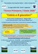Torneo di calcio a 8 in Torino "Primavera 2026" con iscrizione gratuita