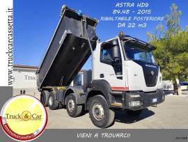 RIF.1288 ASTRA HD9 84.48 – 2015 – CASSONE RIBALTABILE POSTERIORE DA 22 M3 – 4 ASSI MEZZO D’OPERA