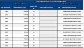 CREDITI FISCALI F241