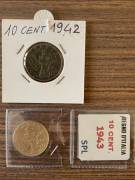 Serie completa 10 centesimi Impero dal 1936 al 1943 Regno d'Italia Vittorio Emanuele III. Serie completa 10 centesimi Impero dal 1936 al 1943 Regno d'Italia Vittorio Emanuele III.