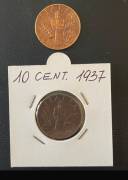 Serie completa 10 centesimi Impero dal 1936 al 1943 Regno d'Italia Vittorio Emanuele III. Serie completa 10 centesimi Impero dal 1936 al 1943 Regno d'Italia Vittorio Emanuele III.