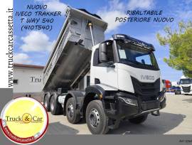 RIF.1250 NUOVO IVECO TRAKKER T-WAY 540 (410T540) – 4 ASSI – MEZZO D’OPERA – RIBALTABILE POSTERIORE N