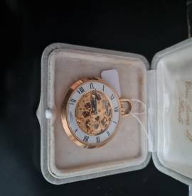 Orologio   vintage da tasca H. GERVIN  scheletrato  17 Jewels  Swiss made Incabloc ,dimensioni diame