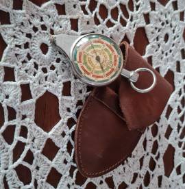 Antico curvimetro con custodia made in Germany probabilmente WW 2.