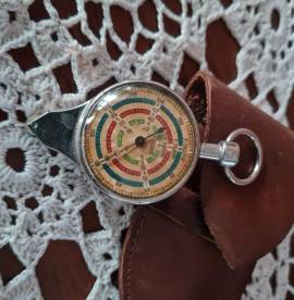 Antico curvimetro con custodia made in Germany probabilmente WW 2.