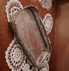 Vassoio vintage inglese MAPPIN&WEBB Made in Sheffield   silver plated on cooper in ottimo stato 