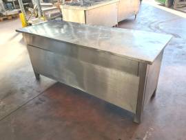 TAVOLO ARMADIATO CON SGOCCIOLATOIO USATO TAVOLO ARMADIATO CON SGOCCIOLATOIO USATO