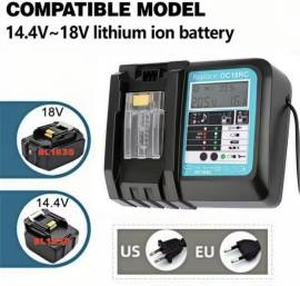 makita: carica batterie lcd x batterie 18V nuovo makita: carica batterie lcd x batterie 18V nuovo