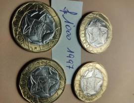 Monete Internazionali-  10 £ DOPPIA FACCIA