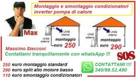 Montaggio condizionatore inverter Ardea colle Romito 