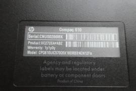 Computer COMPAQ 610 usato funziona batteria esausta