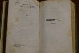 Libro anno 1850: Schiller Don Carlo, Guglielmo Tell