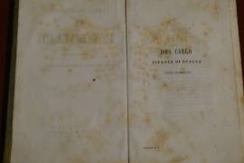 Libro anno 1850: Schiller Don Carlo, Guglielmo Tell