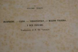 Libro anno 1859 Byron: 5 opere complete