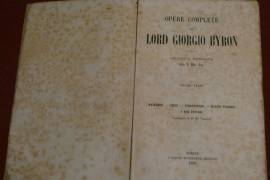 Libro anno 1859 Byron: 5 opere complete