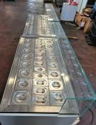 VETRINA FRIGO INOX PER POKE USATA  