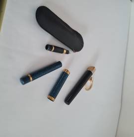  Penna stilografica Waterman  Lady anni 80 pennino F  , laccata marmorizzata. In ottimo stato mai us