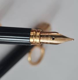  Penna stilografica Waterman  Lady anni 80 pennino F  , laccata marmorizzata. In ottimo stato mai us