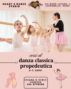 Corso di DANZA CLASSICA PROPEDEUTICA 4-5 anni