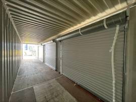 Container per spedizioni usato HC da 40 piedi con porta avvolgibile