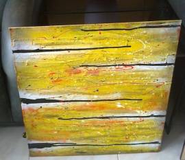 Dipinti moderni astratti pezzi unici firmati n°5 quadri dimensioni cm .60 x cm.60 e cm.70Xcm.70 ,tec