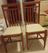 SEDIE IN LEGNO COPPIA  