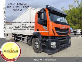 IVECO STRALIS 190 S 310 – 2017 – FURGONE ISOTERMICO CON GRUPPO FRIGO E SPONDA CARICATRICE A BATTENTE