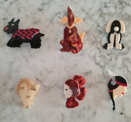 Piccola collezione spille di Léa Stein Paris 